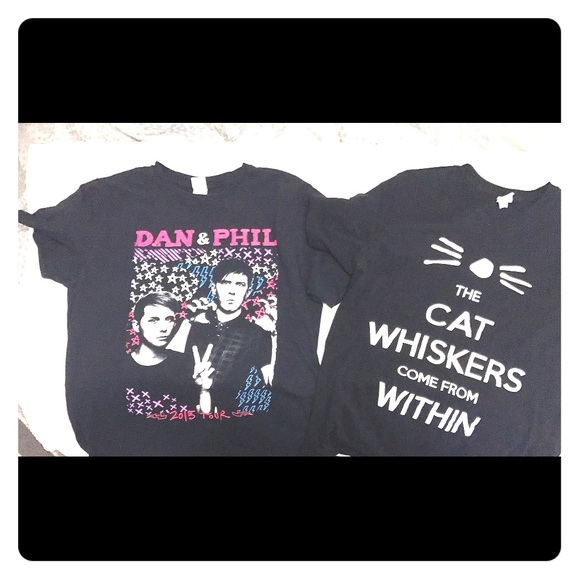 Two Dan and phil shirts. - Picture 1 of 4
